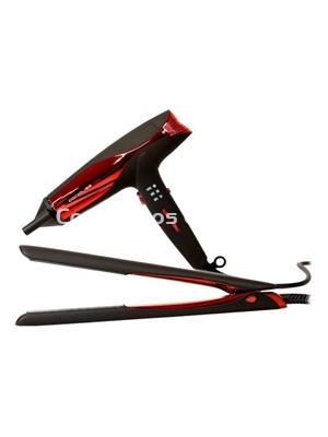 Corioliss Pack Plancha C5 BLACK RED + Secador WIND - Imagen 1