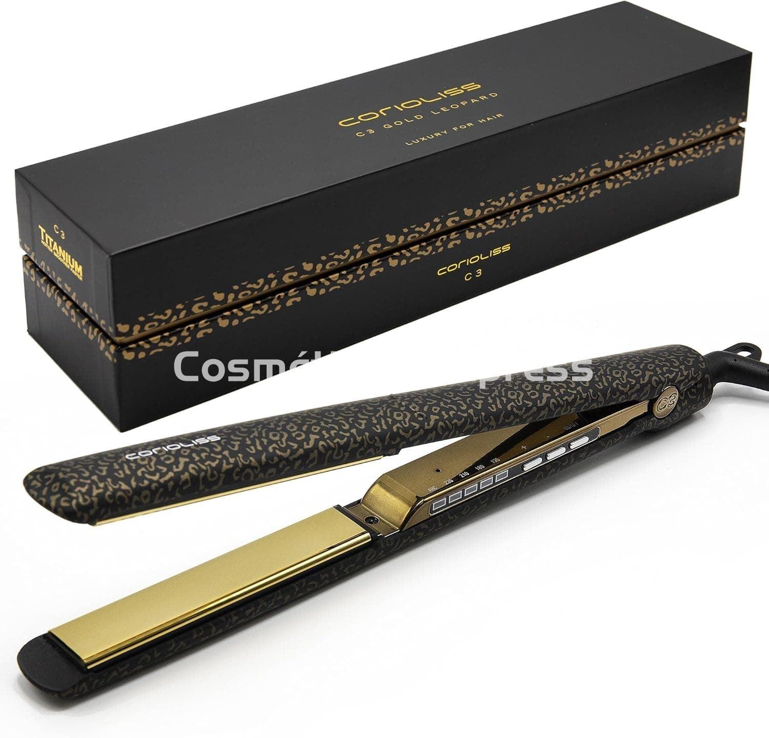 Corioliss Plancha de Pelo C3 Gold Leopard Soft Touch - Imagen 1