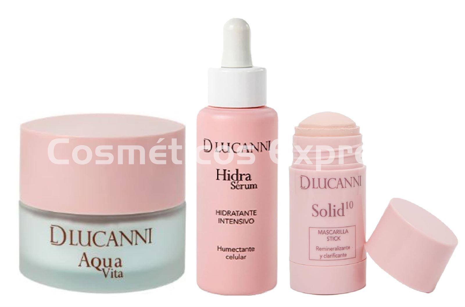 D'Lucanni Pack Crema Aqua Vita, Sérum Hidra y Solid 10 - Imagen 1
