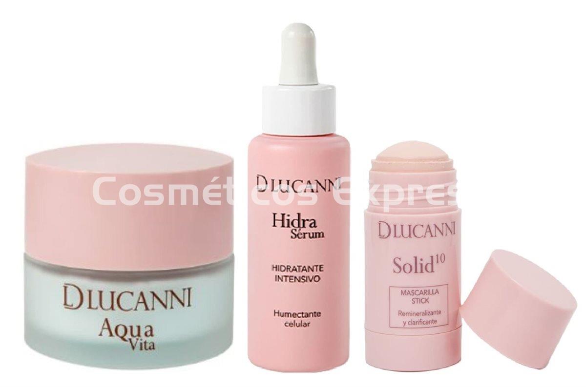 D'Lucanni Pack Crema Aqua Vita, Sérum Hidra y Solid 10 - Imagen 1
