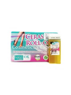 Depil Ok Cera Roll-On Natural 28 Unidades - Imagen 1