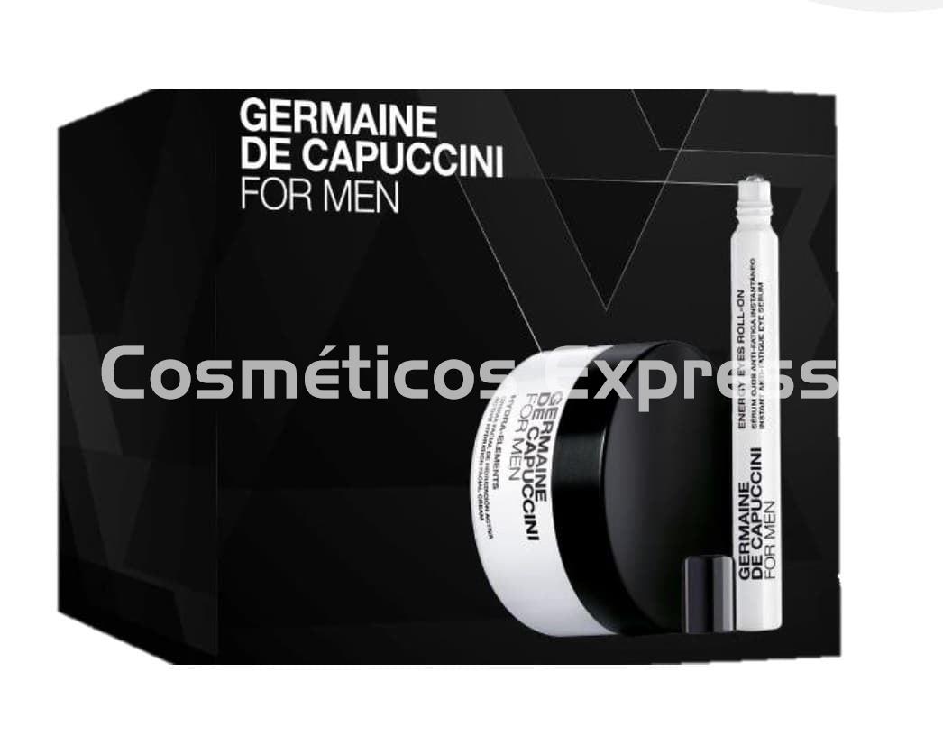 Germaine de Capuccini Pack FOR MEN Crema Hydra-Elements y Energy Eye Roll-On - Imagen 1