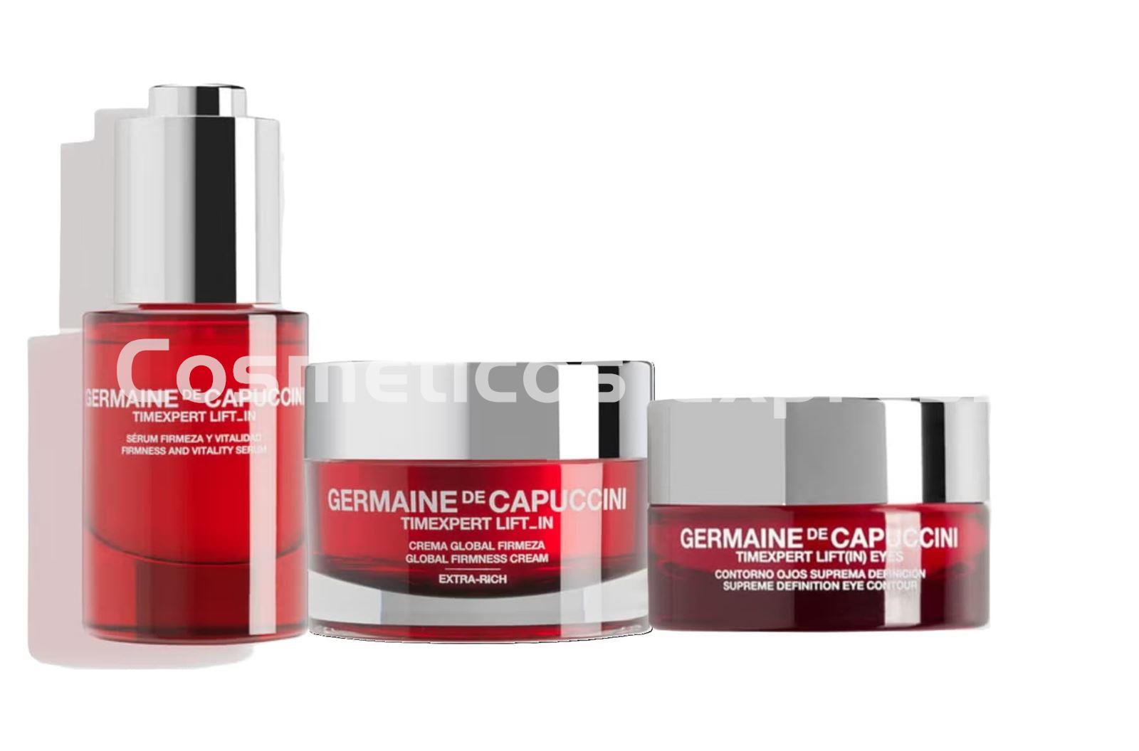Germaine de Capuccini Pack Timexpert Lift Extra Rich Crema, Sérum y Contorno - Imagen 1