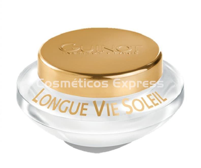 Guinot Crema Longue Vie Soleil Antiedad Antes & Despúes del Sol - Imagen 1