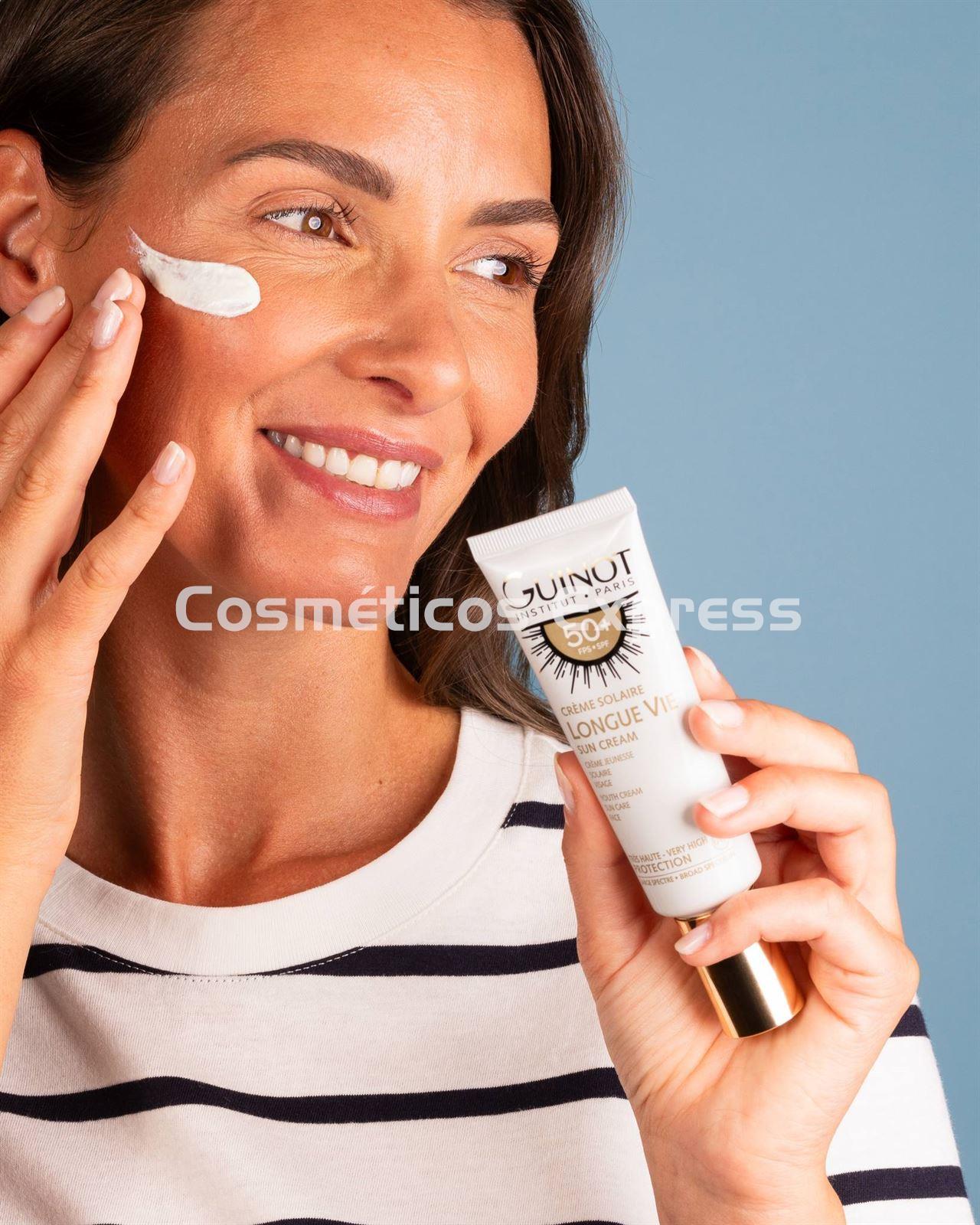 Guinot Crema Solar Facial Longue Vie SPF 50+ - Imagen 2
