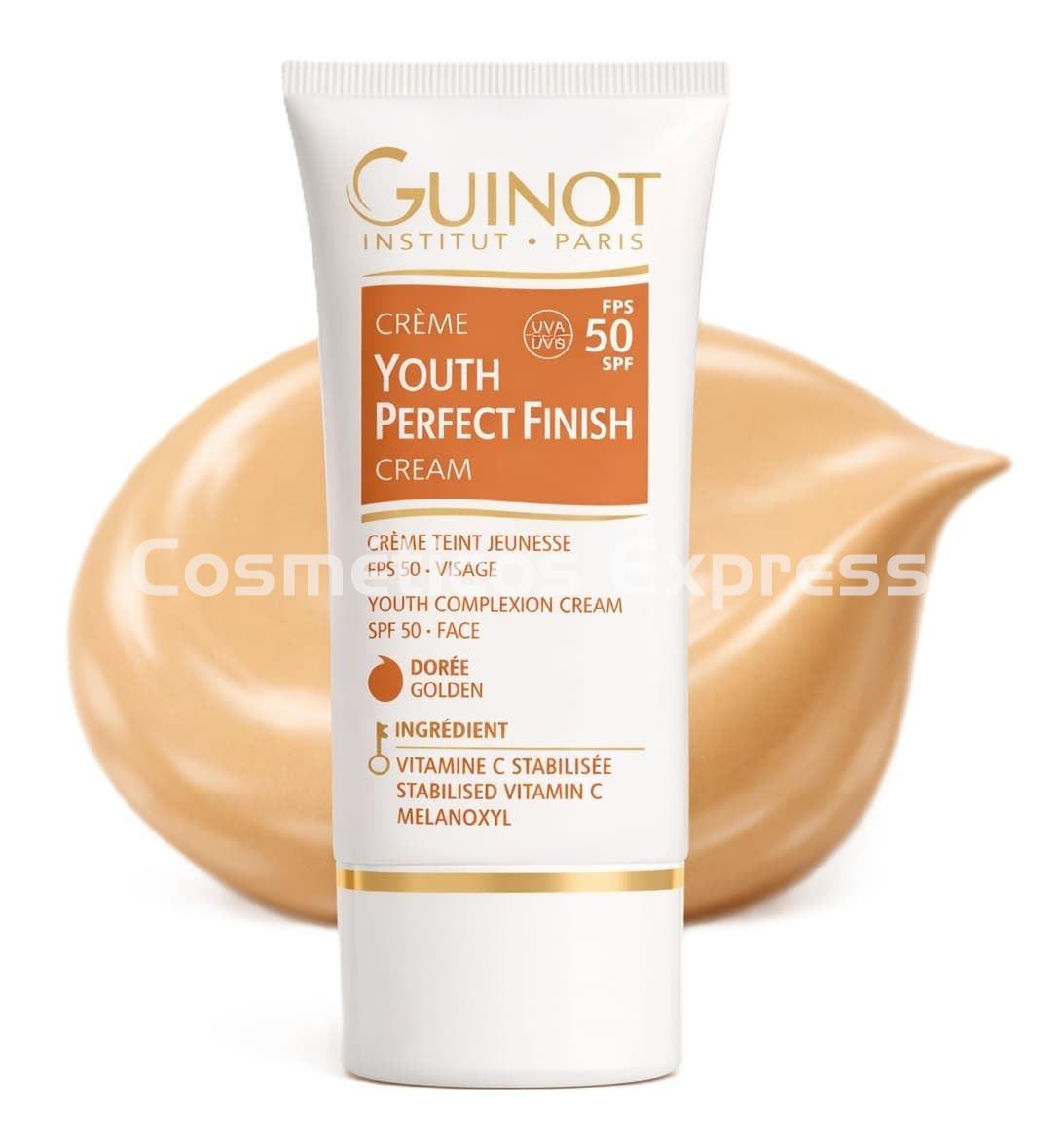 Guinot Crema Youth Perfect Finish SPF 50 Tono Dorado - Imagen 1