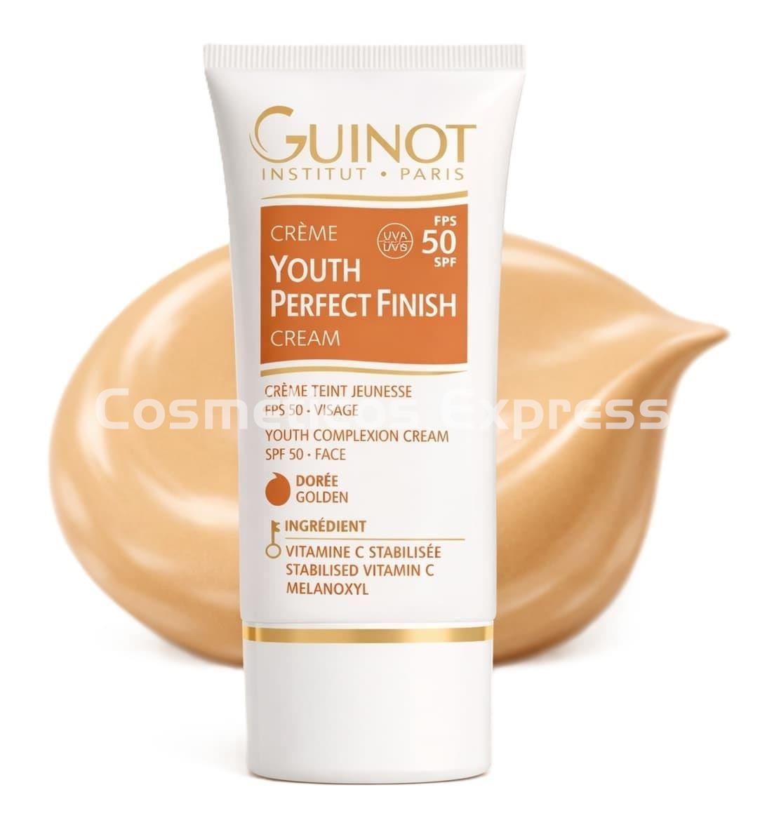 Guinot Crema Youth Perfect Finish SPF 50 Tono Dorado - Imagen 1