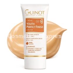 Guinot Crema Youth Perfect Finish SPF 50 Tono Dorado - Imagen 1