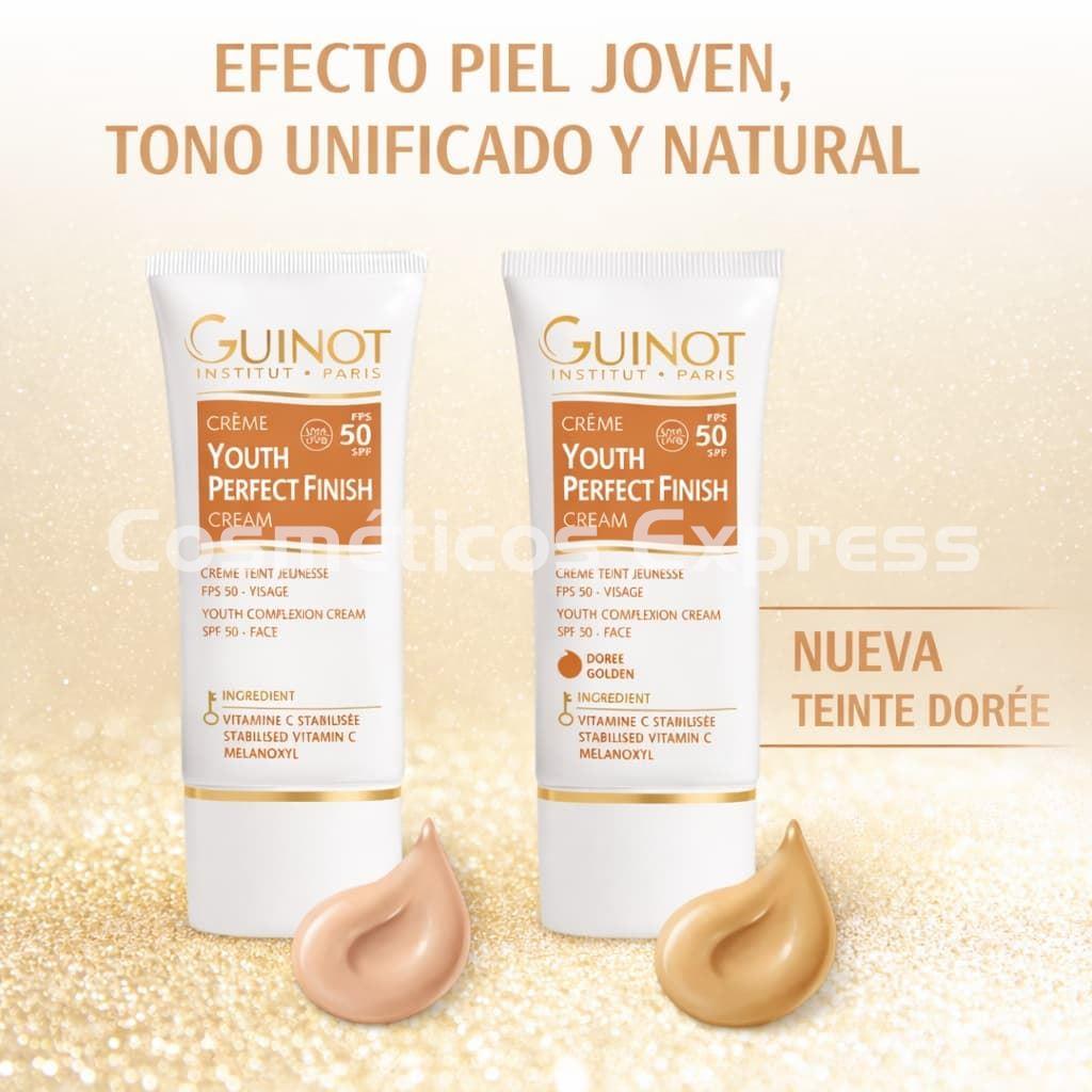 Guinot Crema Youth Perfect Finish SPF 50 Tono Dorado - Imagen 2
