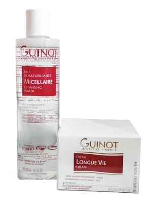 Guinot Pack Crema Longue Vie y Agua Desmaquillante Micellaire - Imagen 1
