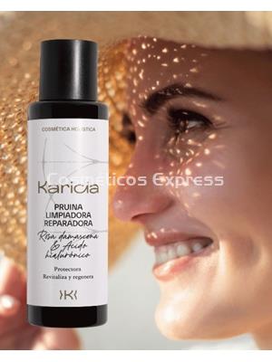Karicia Pruina Limpiadora Reparadora Rosa Damascena y Ácido Hialurónico - Imagen 2