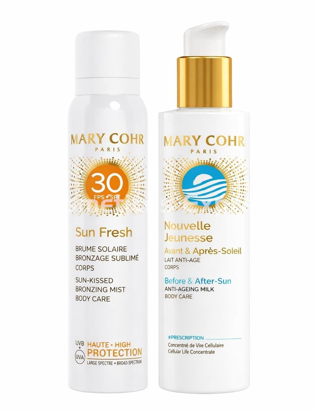 Mary Cohr Pack Solar Corporal Bruma Sun Fresh SPF 30 y After Sun Nouvelle Jeunesse - Imagen 1