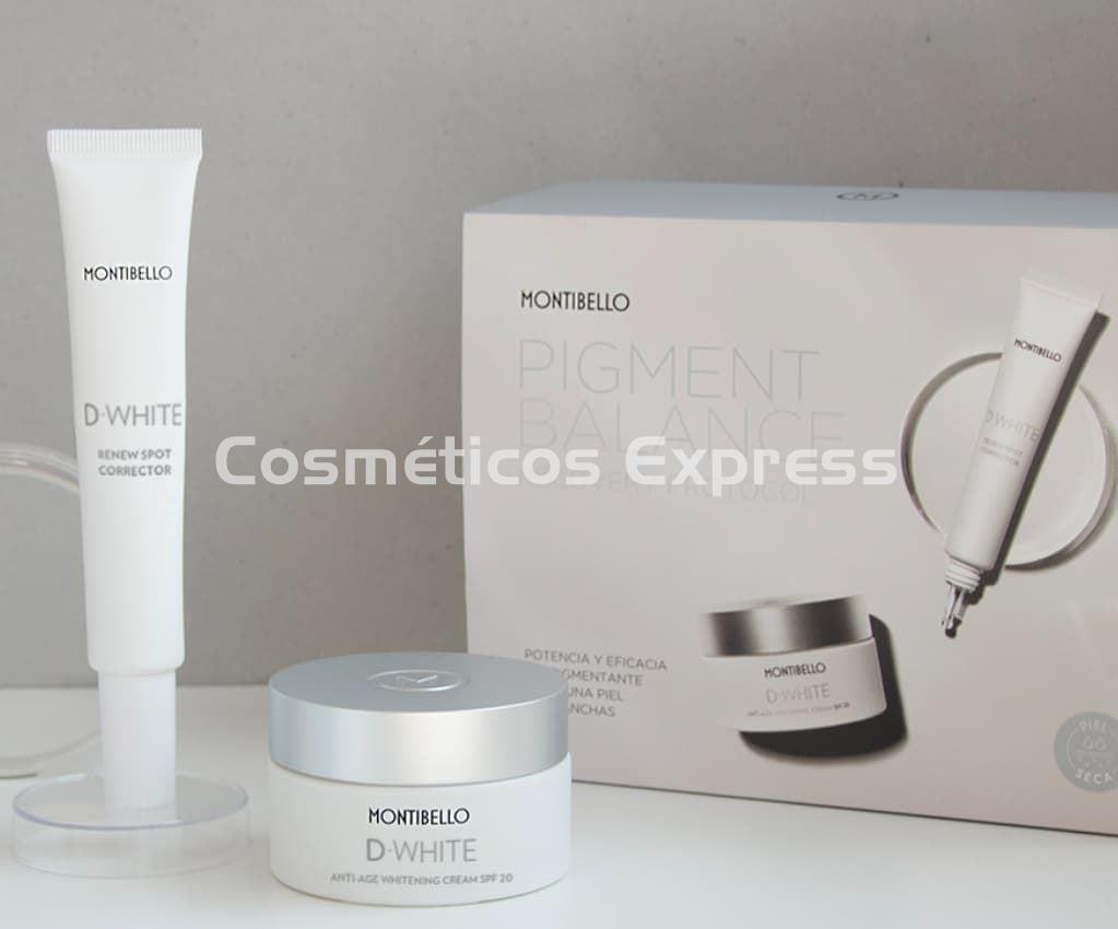 Montibello Pack Despigmentante Crema D-White SPF 20 y Renew Spot - Imagen 2