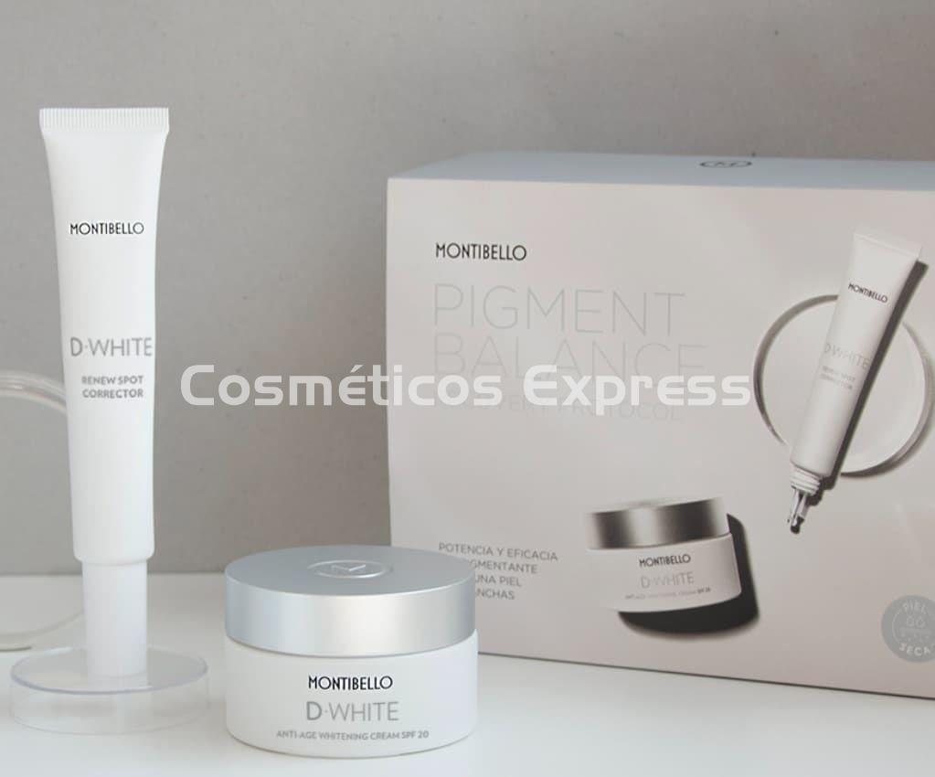 Montibello Pack Despigmentante Crema D-White SPF 20 y Renew Spot - Imagen 2