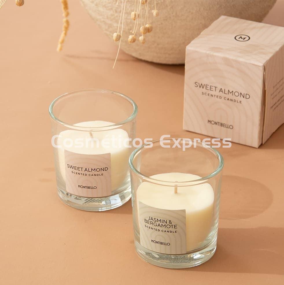 Montibello Pack Velas Aromáticas Almendras Dulces, Jazmín y Bergamota - Imagen 1