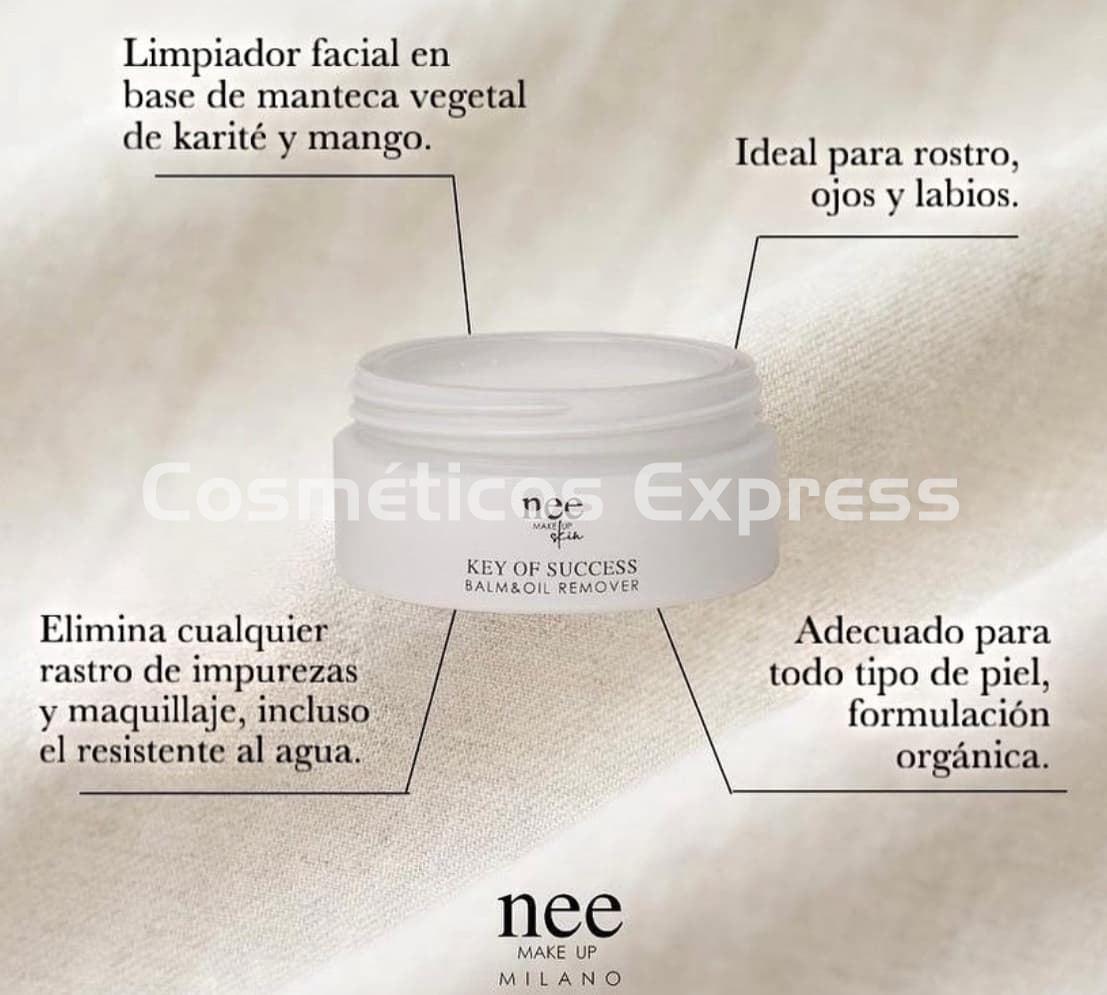Nee Make Up Milano Bálsamo Limpiador Facial KEY OF SUCCESS - Imagen 2