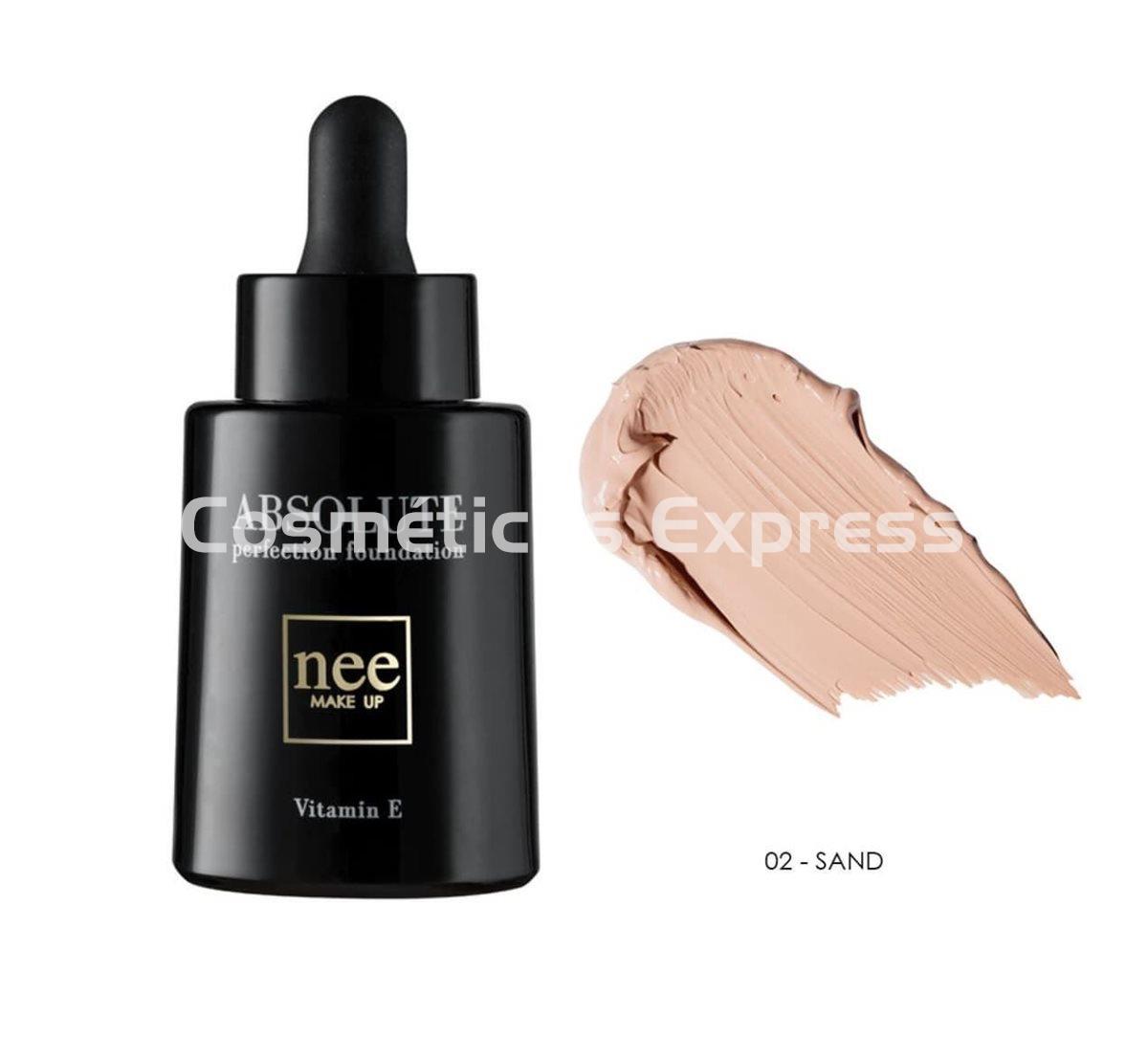 Nee Make Up Milano Base Líquida Absolute 02 SAND - Imagen 1