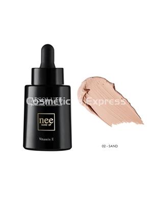 Nee Make Up Milano Base Líquida Absolute 02 SAND - Imagen 1