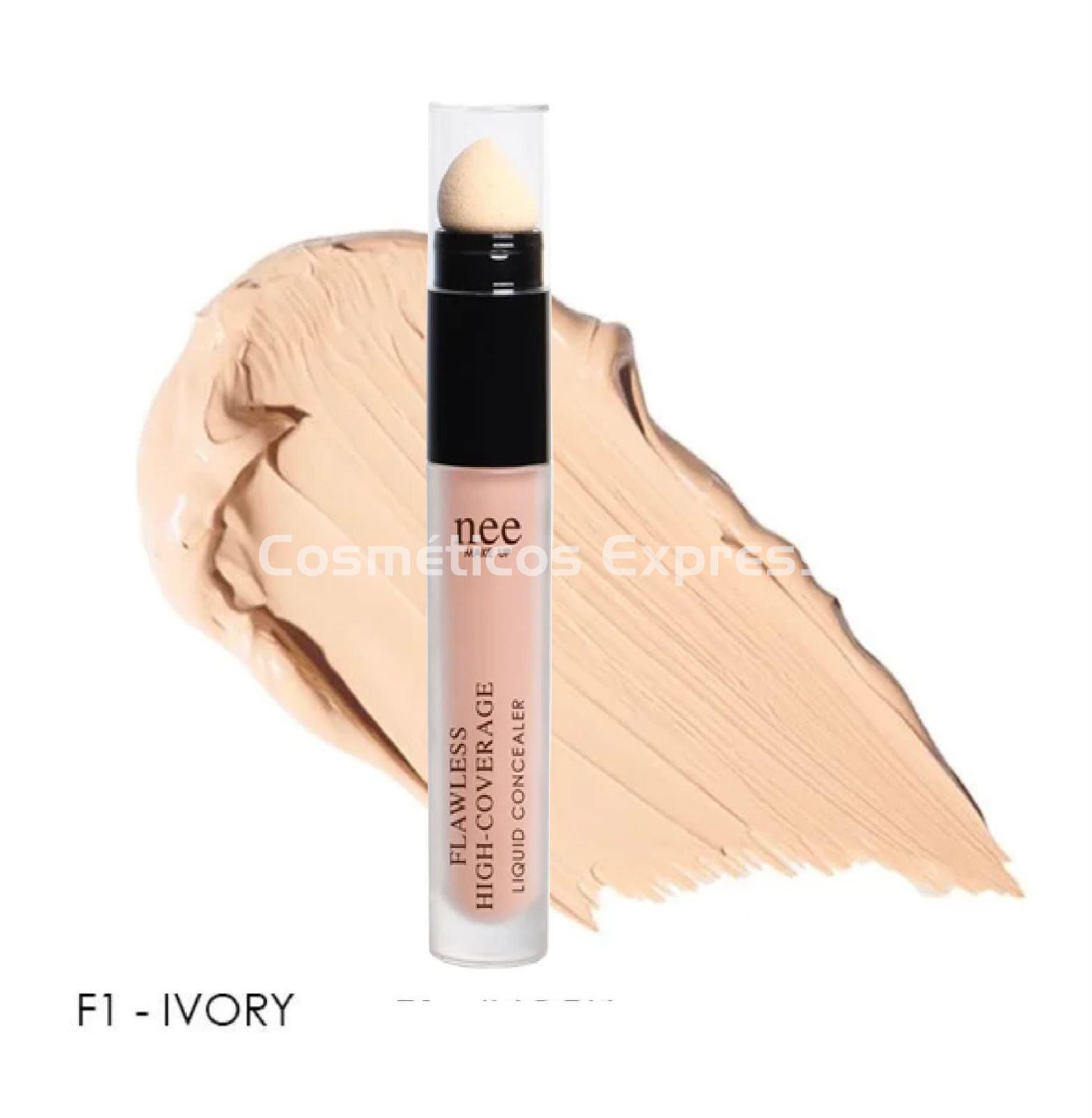 Nee Make Up Milano Corrector Flawless High F1 IVORY - Imagen 1