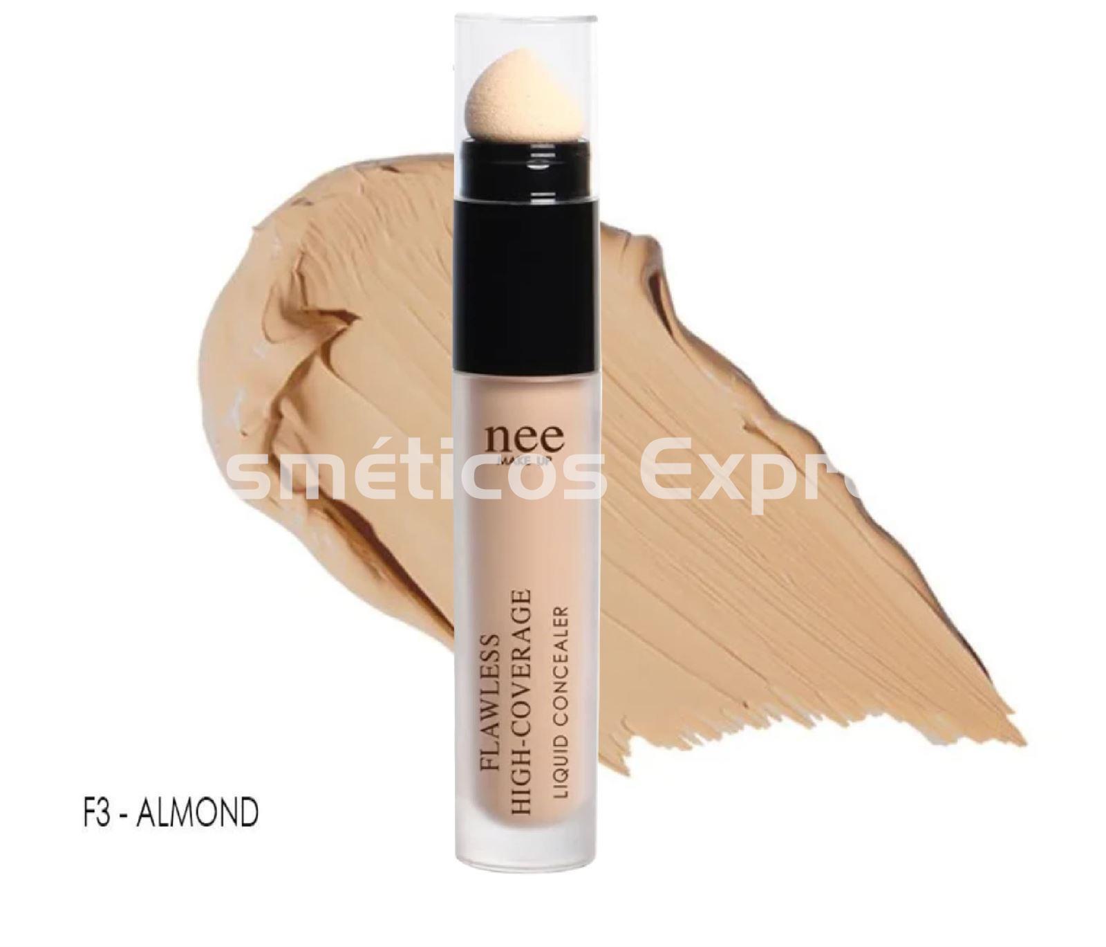Nee Make Up Milano Corrector Flawless High F3 Almond - Imagen 1