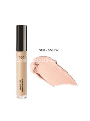 Nee Make Up Milano Corrector Líquido Weightless N00 Snow - Imagen 1