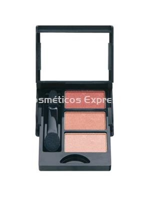 Nee Make Up Milano Sombra de Ojos Eyeshadow Trio Pesca - Imagen 1