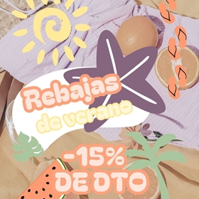 REBAJAS DE VERANO -15%