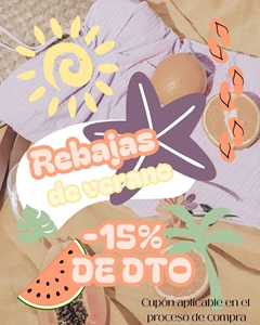 REBAJAS DE VERANO -15%