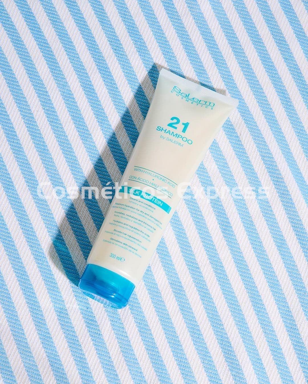 Salerm 21 Champú Silk Protein Cabellos Secos y Dañados - Imagen 2