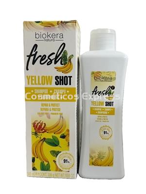 Salerm Champú Reparador Plátano Yellow Shot - Imagen 1