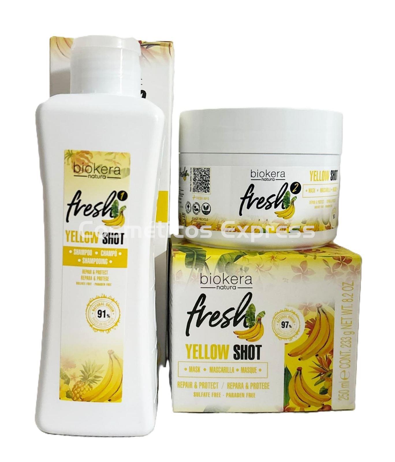 Salerm Pack Champú y Mascarilla Plátano Yellow Shot - Imagen 1