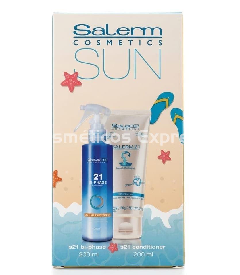 Salerm Pack Salerm 21 Sun Bi-Phase y Silk Protein - Imagen 1