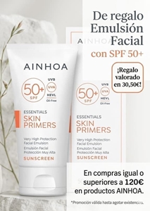 Solar SPF50+ de REGALO en compras +120€ de Ainhoa Cosmetics