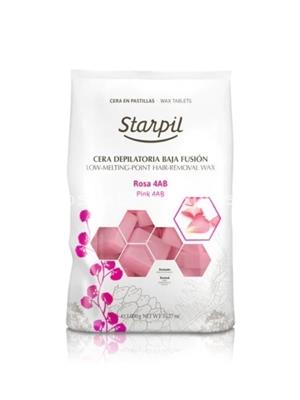 Starpil Cera Depilatoria Baja Fusión Rosa 4AB 1Kg - Imagen 1