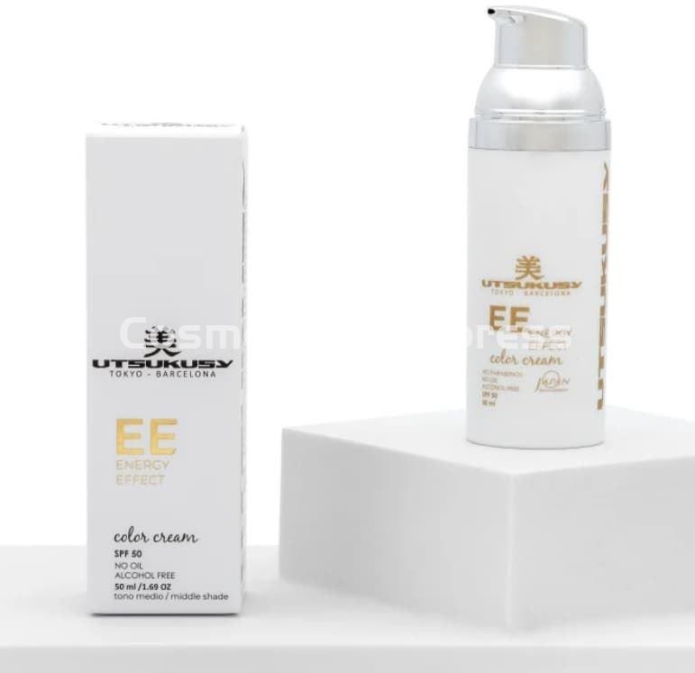 Utsukusy EE COLOR CREAM SPF 50 Tono Medio - Imagen 1