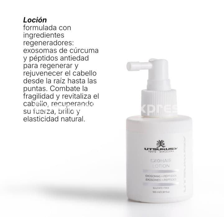 Utsukusy EXOHAIR Loción Capilar Antiedad con Exosomas - Imagen 4