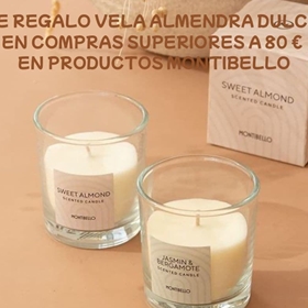VELA DE REGALO CON MONTIBELLO