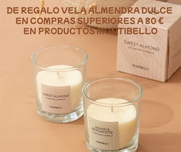 VELA DE REGALO CON MONTIBELLO